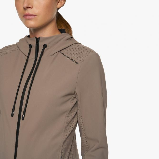 Softshell Cavalleria Toscana Perforated Insert taupe 