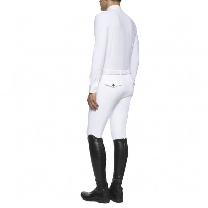 Koszula konkursowa Hinomaru CT Jersey Competition Polo L/S Man  biała 