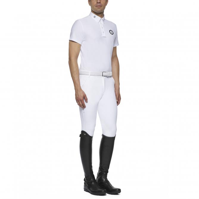 Koszula konkursowa Hinomaru CT Jersey Competiton Polo S/S Man biała 