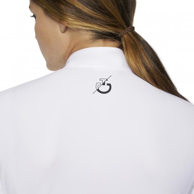 Koszula konkursowa CT Multi-Logo  S/S biała 