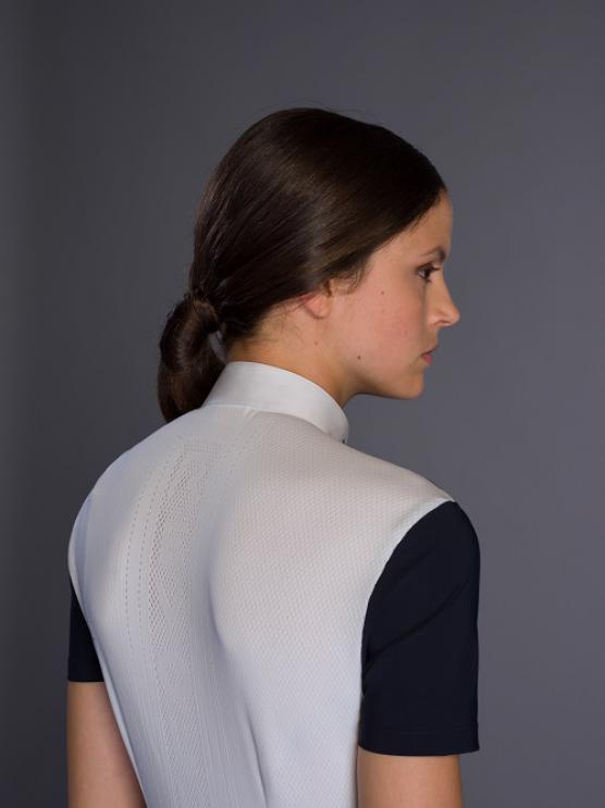Koszula konkursowa Laser Perforated Tech Knit S/S  Competition Shirt biała 