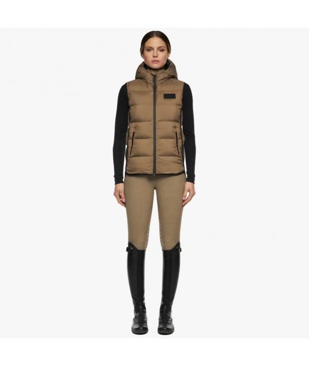 Kamizelka  Cavalleria Toscana Nylon Quilted Puffer light mocca 