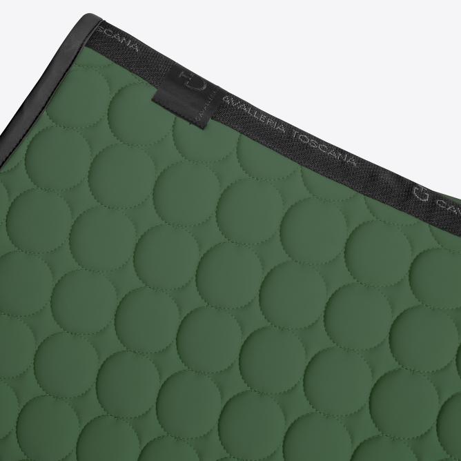 Czaprak Circle Quilted forest green 