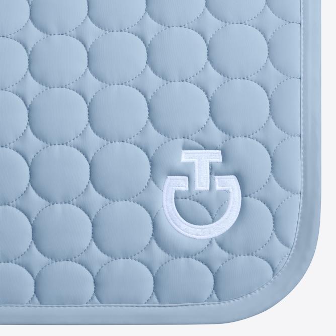 Czaprak Circle Quilted blue fog/white