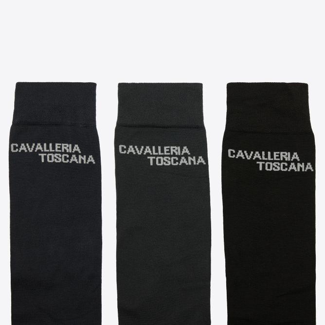 Skarpety CT Jacquard Logo 3 pack grafit   