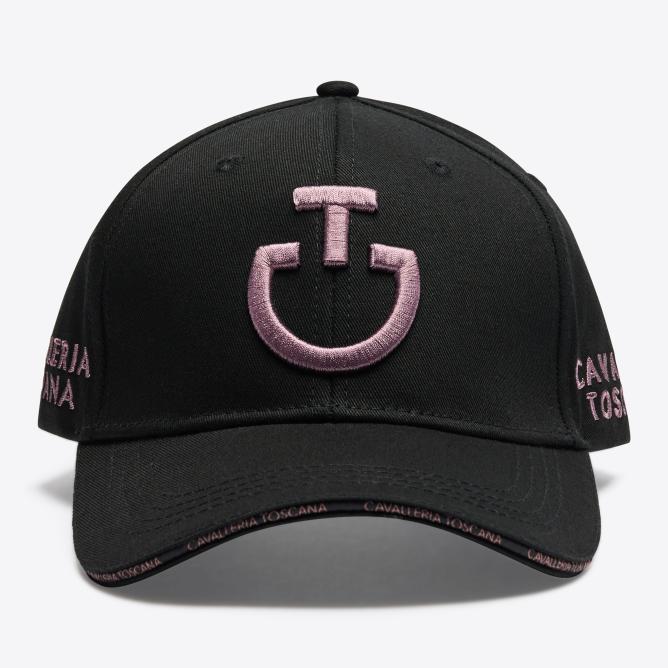 Czapka z daszkiem CT czarna z logo grape  shake