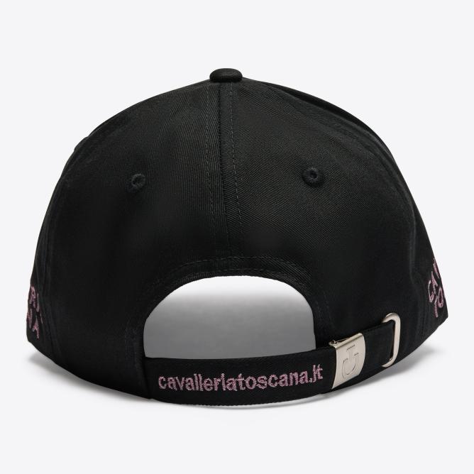 Czapka z daszkiem CT czarna z logo grape  shake