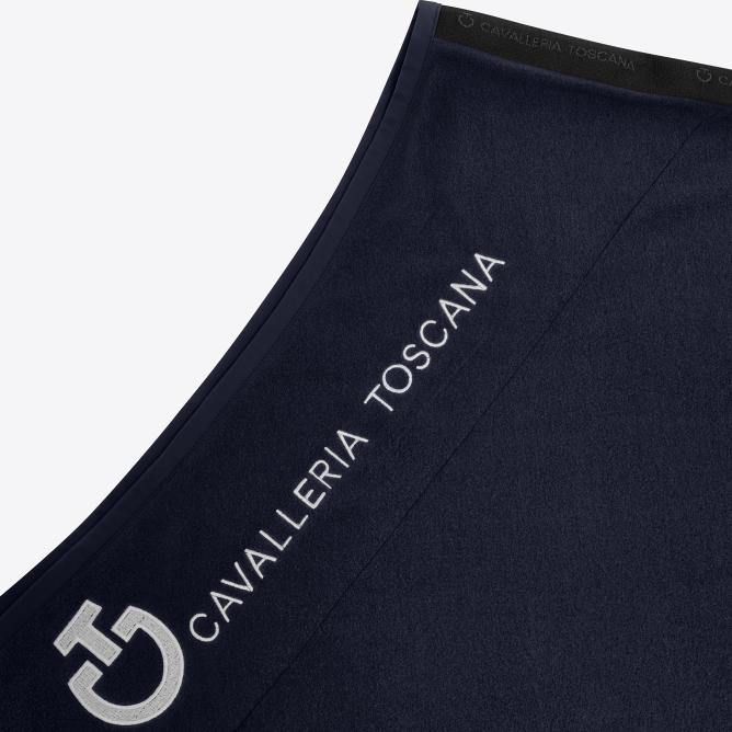 Derka polarowa CT Logo granatowa 