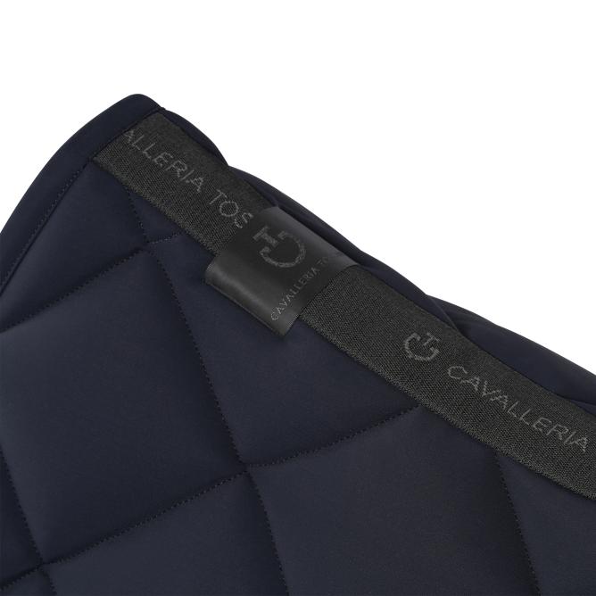 Czaprak Diamond Quilted Jersey granatowy/białe logo