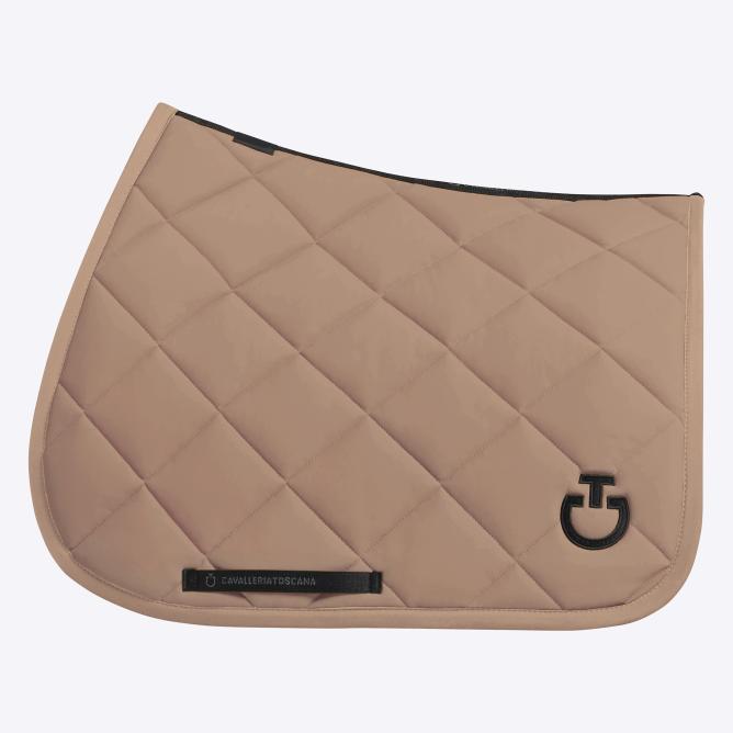 Czaprak Diamond Quilted Jersey walnut/czarne logo