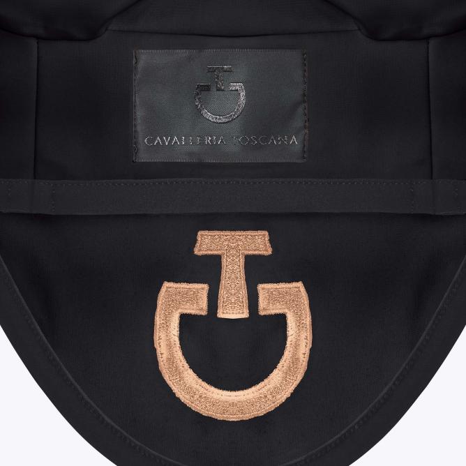 Nauszniki LW Jersey Stripe czarne/toffee  Full