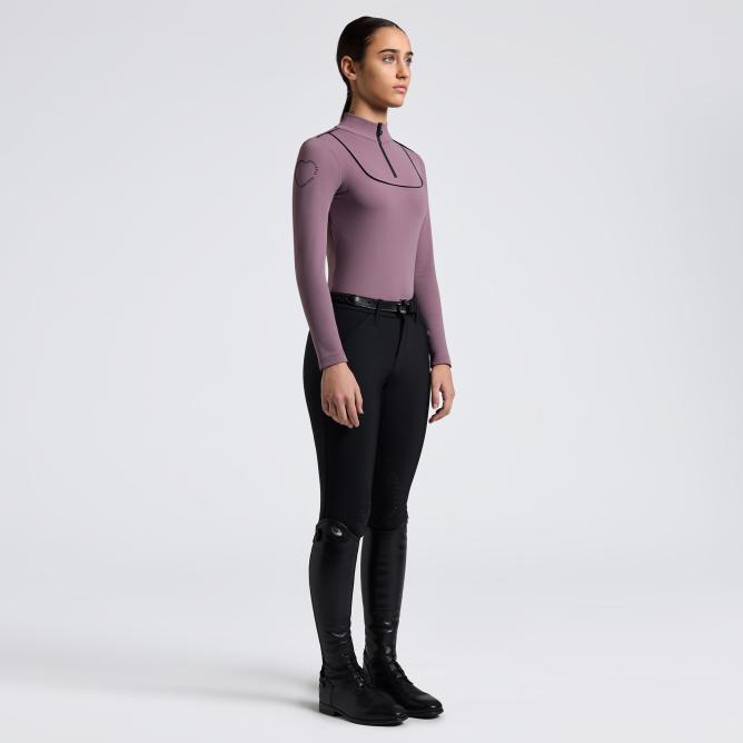 Golf CT L/S Warm Jersey Training Polo grape shake 