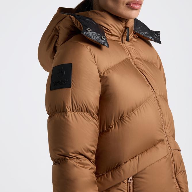Kurtka damska CT Hooded Down Padded Nylon foxtrot 
