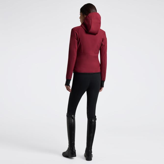 Kurtka damska CT Thermal Hooded Softshell bordowa 
