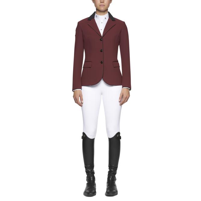 Frak damski Grand Prix Riding Jacket bordowy 