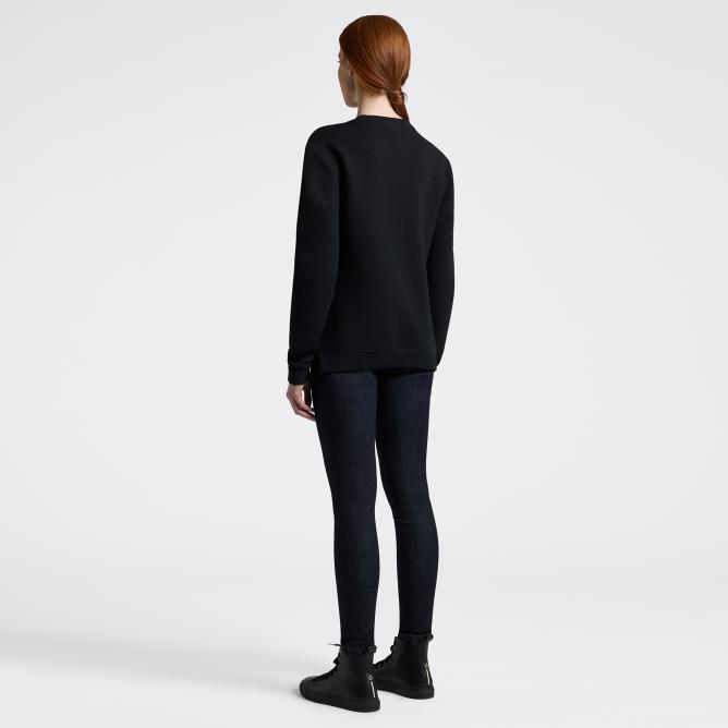 Bluza damska CT Cotton Crew Neck czarna 