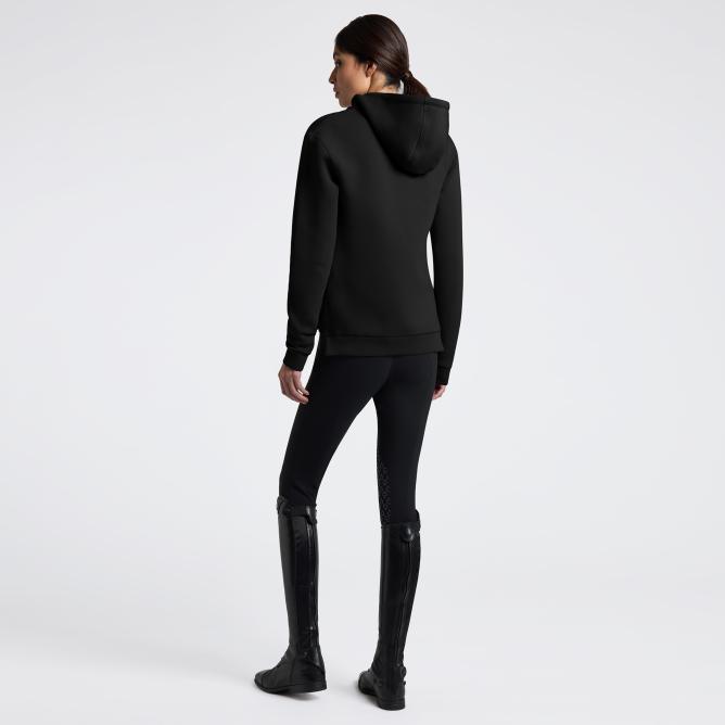 Bluza damska bawełniana  CT Cotton Zip Hoodie czarna 