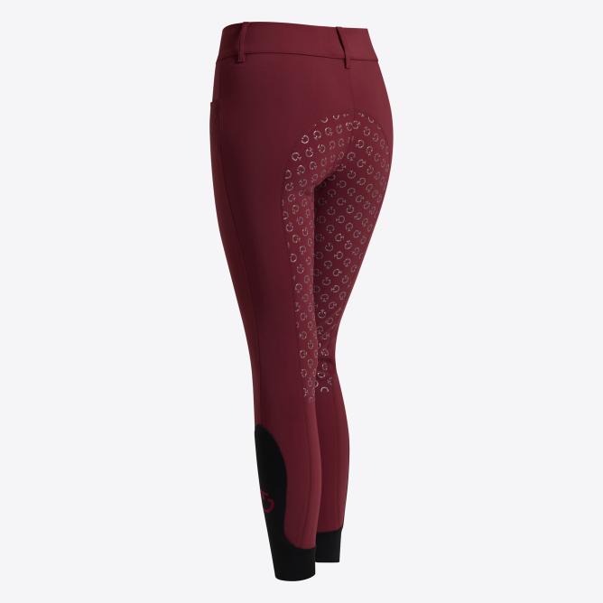 Bryczesy American Full Grip Bordo 