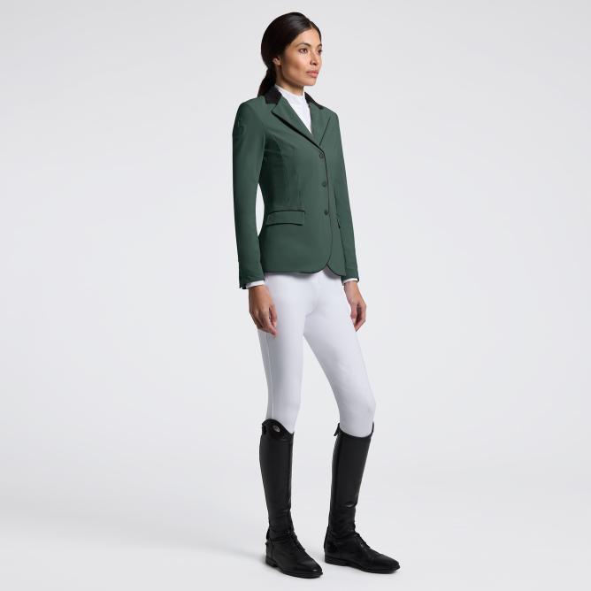 Frak damski Grand Prix Zip Riding Jacket jungle green    