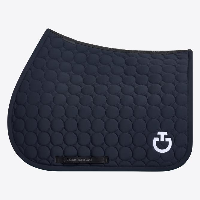Czaprak Circle Quilted granatowy/białe logo VS 