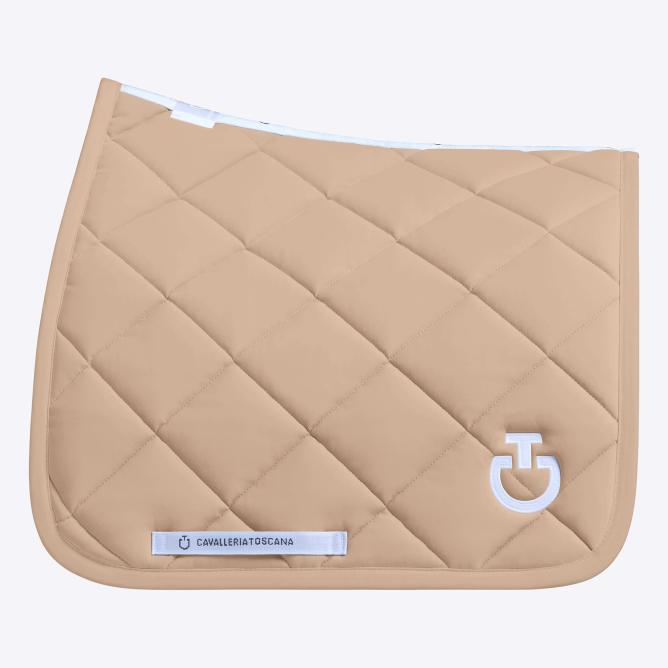 Czaprak Diamond Quilted Jersey brush/biały