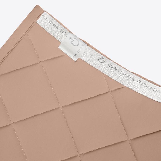 Czaprak Diamond Quilted Jersey brush/biały