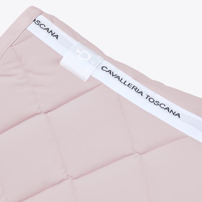 Czaprak Diamond Quilted Jersey violet ice/biały