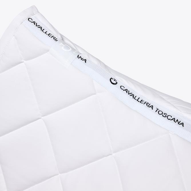 Czaprak Diamond Quilted Jersey biały/czarny