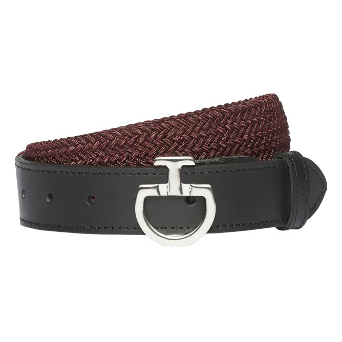 Pasek Women`s Elastic CT Clasp Bordo 