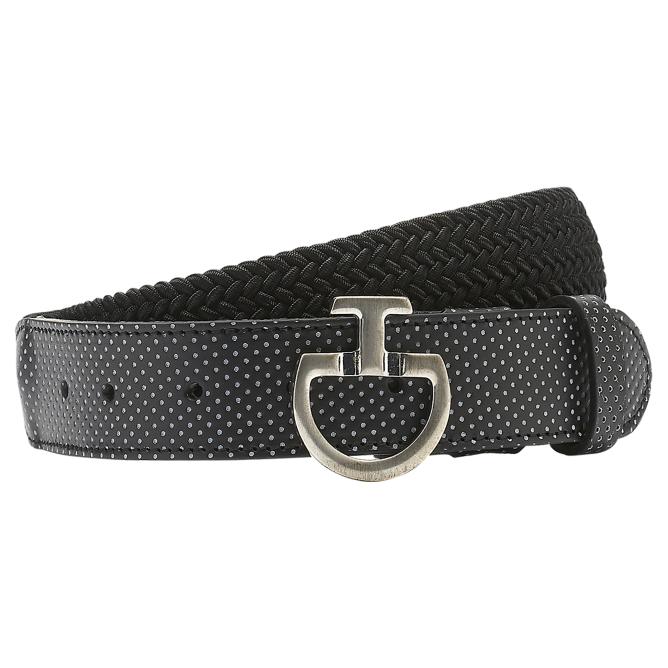 Pasek Women`s Elastic w/perf. czarny 