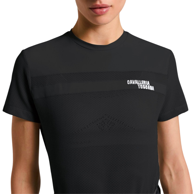 T-shirt damski techniczny CT w/Perforated Insert charcoal   