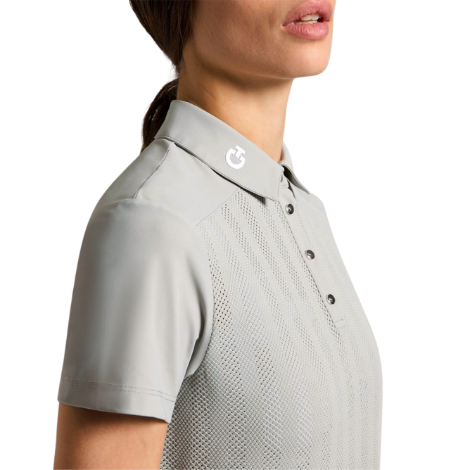 Koszulka techniczna damska CT Jacquard Jersey w/Insert S/S Training  Polo belgian block 