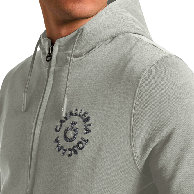 Bluza męska bawełniana CT Cotton w/Embroidery Logo Zip belgian block 
