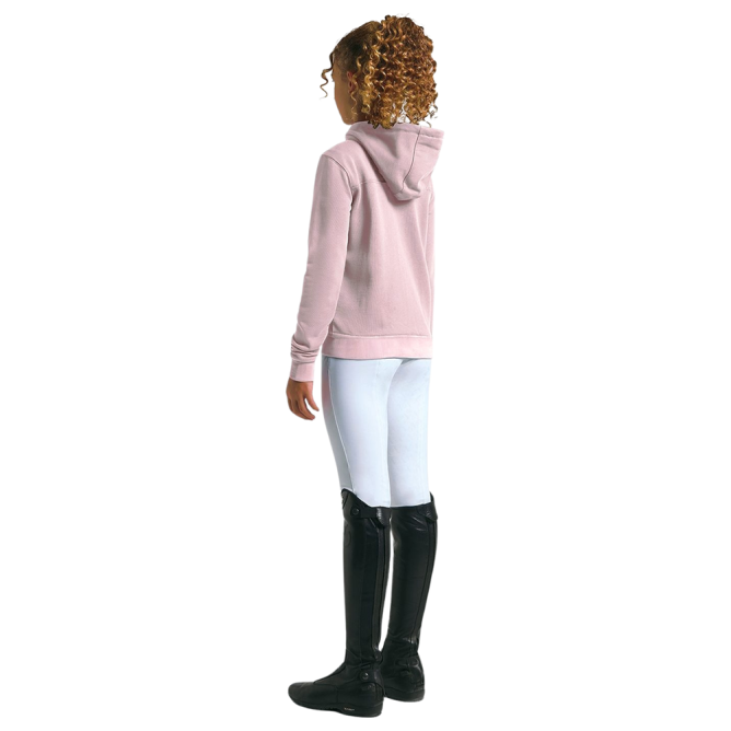 Bluza dziecięca bawełniana CT Cotton w/Floral Embroidery Logo  Zip violet  ice 