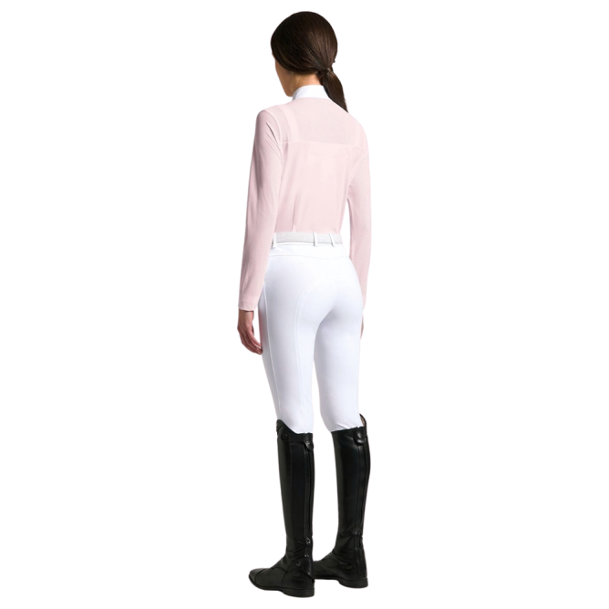 Koszula konkursowa damska CT Perforated Insert L/S Competition  Shirt violet ice  