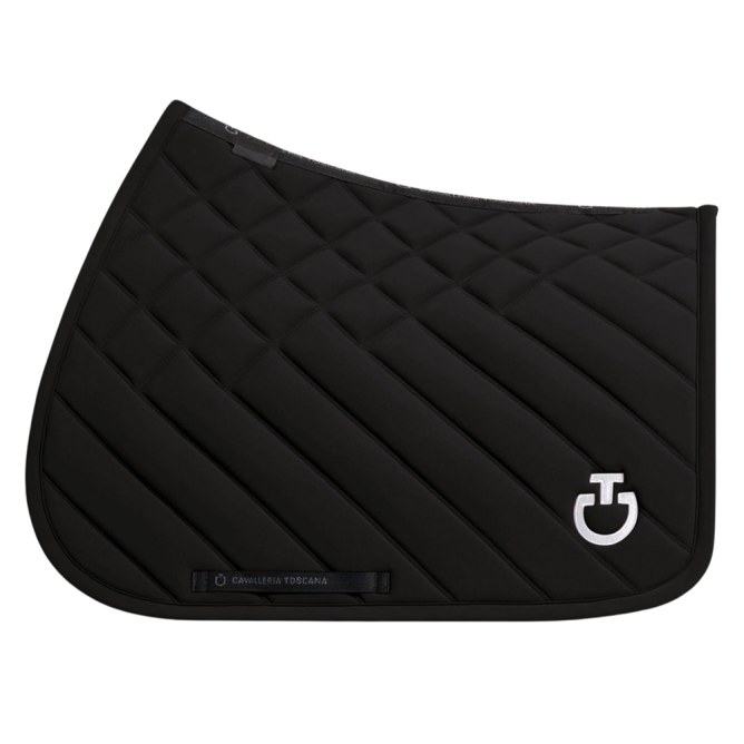 Czaprak Diamonds and Lines Quilted czarny VS