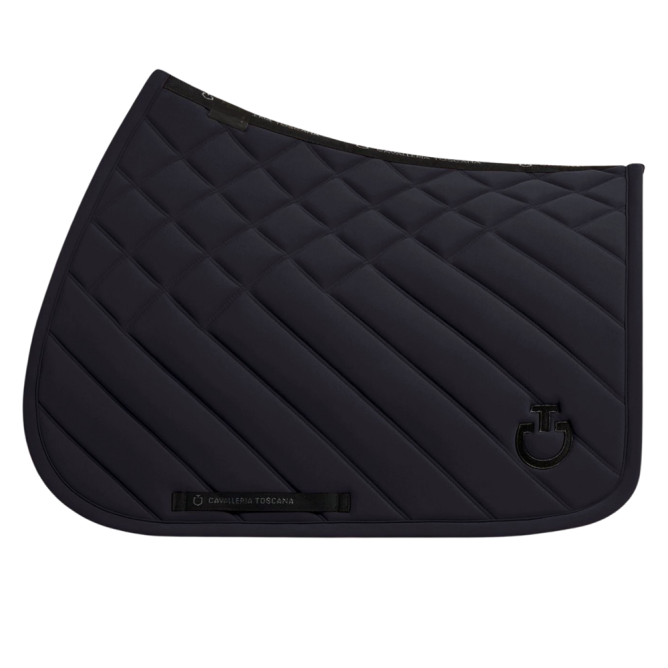 Czaprak Diamonds and Lines Quilted charcoal VS