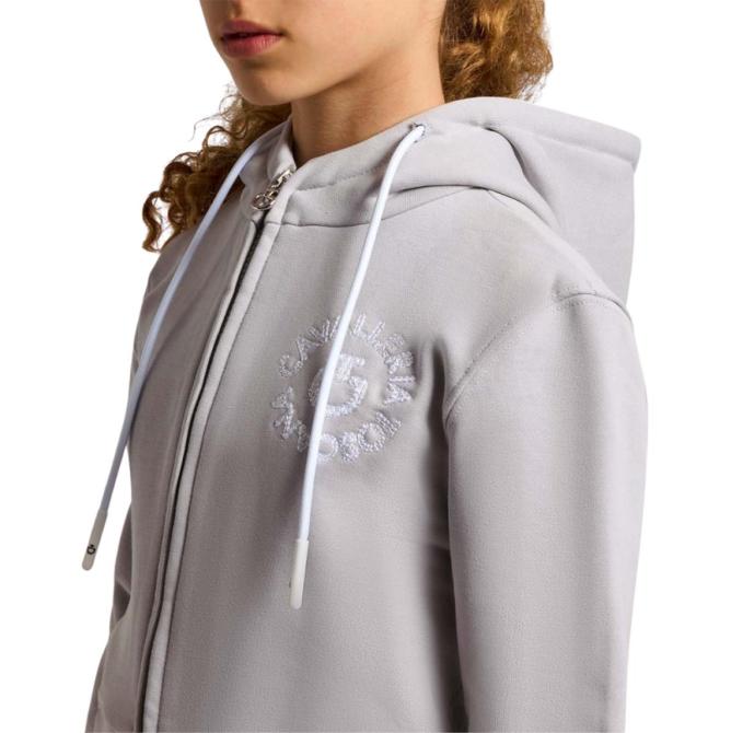 Bluza dziecięca CT Orbit Zip Hoodie Young Rider jasnoszary 