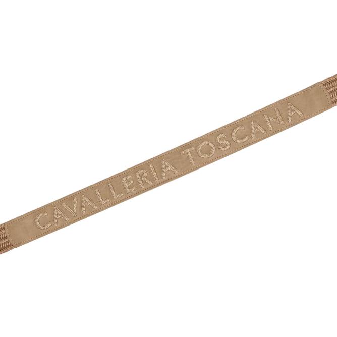 Pasek jeździecki damski CT Women's Elastic w/Embroidery On brush 