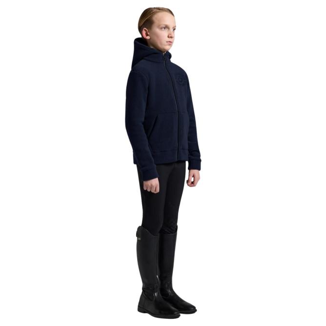 Bluza dziecięca CT Fleece w/Orbit Logo Zip Young Rider granatowa 