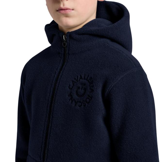 Bluza dziecięca CT Fleece w/Orbit Logo Zip Young Rider granatowa 