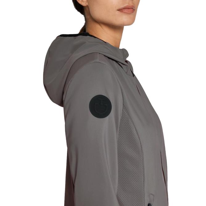 Bluza damska CT Perforated Jersey Hooded Softshell Jacket taupe 