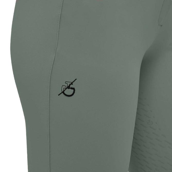 Bryczesy damskie CT Dash High Waist Full Grip emerald grey