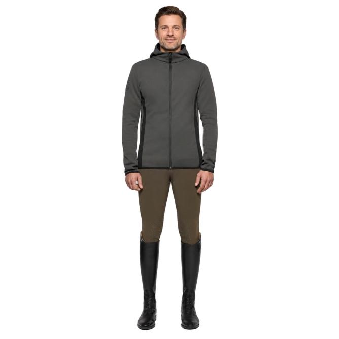Bluza męska Piquet Hooded Softshell stone grey 