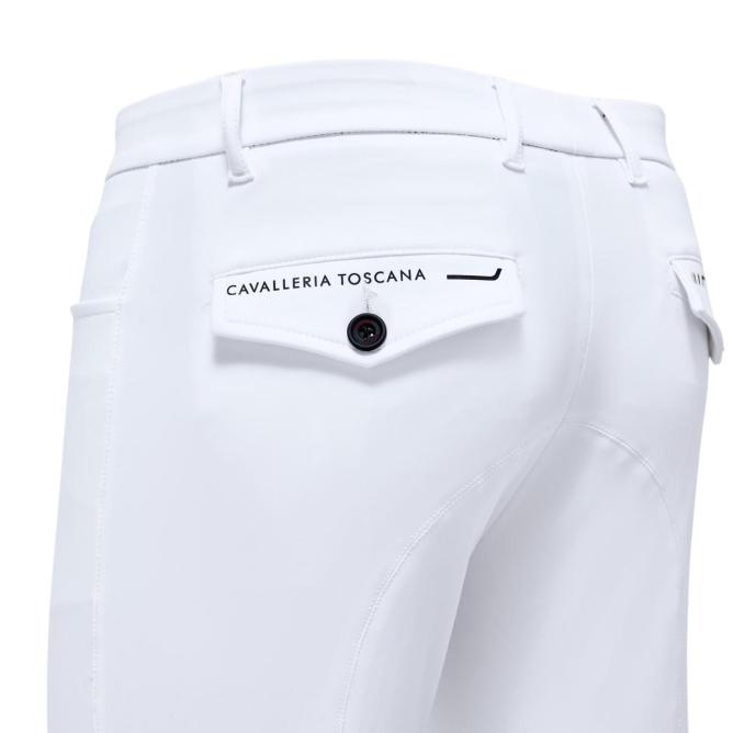 Bryczesy konkursowe męskie CT Dash Riding Breeches białe