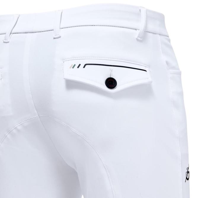 Bryczesy konkursowe męskie CT Dash Riding Breeches białe