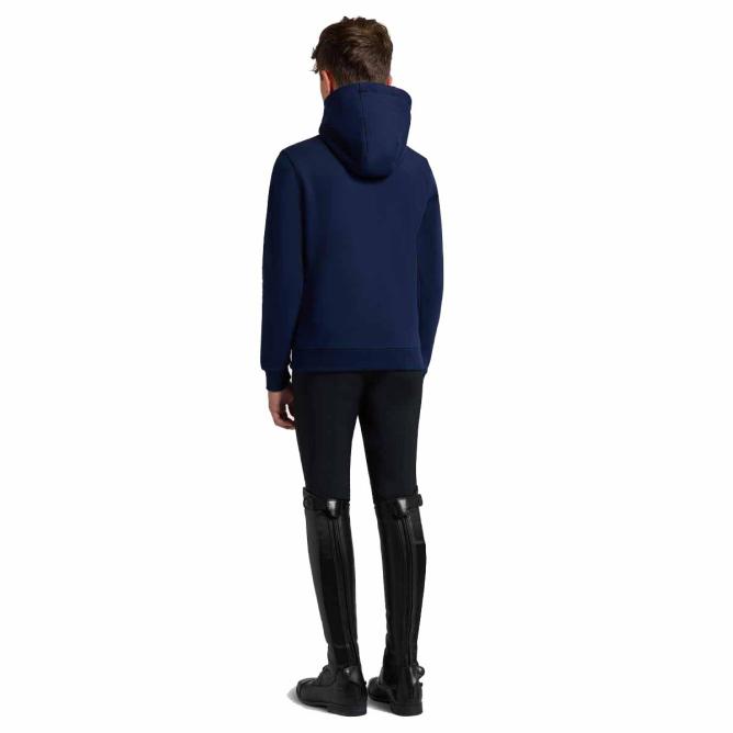 Bluza dziecięca CT Diagonal Zip Hoodie Young Rider royal blue   