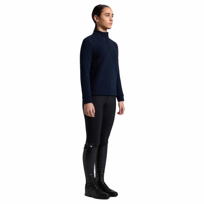Bluza dziecięca CT Fleece w/Orbit Logo Half Zip Young Rider granatowa 