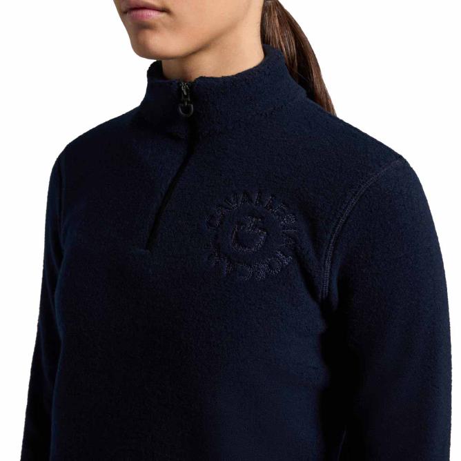 Bluza dziecięca CT Fleece w/Orbit Logo Half Zip Young Rider granatowa 