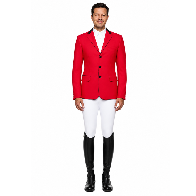 Frak męski Grand Prix Riding Jacket czerwony